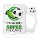  BECHERHALTER Ball, WEIHNACHTSGESCHENK für einen FUSSBALLFAN DES FUSSBALLSPIELERS PINKS
