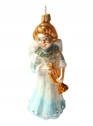  WEIHNACHTSKUGELN AUS GLAS Betender Engel 13 cm