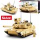  BLÖCKT DER AMERIKANISCHE PANZER ABRAMS M1A2 MILITÄRARMEE