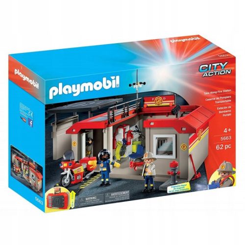  Playmobil Tragbare Feuerwache 5663