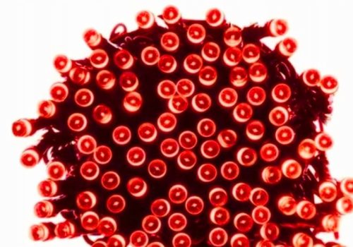  Weihnachtsbaumbeleuchtung rot 200 LEDs Innen/Außen prog.l
