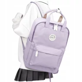  Schulrucksack mit mehreren Fächern Lilatöne, 11 Jahre alt
