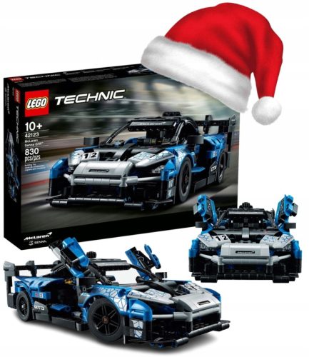  LEGO Technic McLaren Senna GTR 42123 + ELEKTRONISCHES WEIHNACHTSKARTENGESCHENK