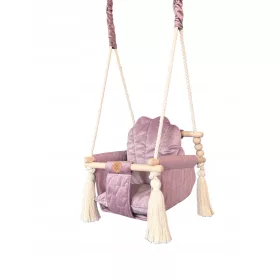    Holzschaukel für Kinder - Samtheide - Geschenk für ein 2-3 jähriges Kind