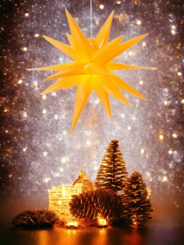  3D LED WEIHNACHTSSTERN 57 cm OUTDOOR