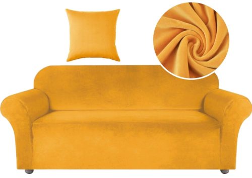 Stuhlbezug Domidekor Sofa-(Couch-)Bezug, Senf