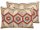 Kissen 2 Baumwollkissen 40 x 60 cm, mehrfarbig