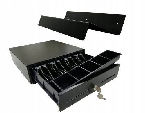 BARGELDSCHUBLADE für Geld MEDIUM HDWR HD-KER33 + MONTAGEGRIFF für Geldschublade SCHWARZ HD-MB33