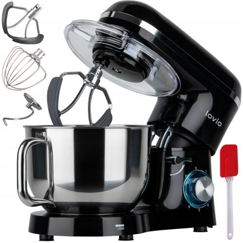  LOVIO Küchenmaschine Küchenmaschine ChefAssistant Planetenmixer 3000 W schwarz