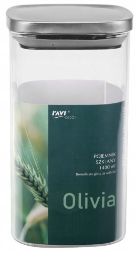 Lebensmittelbehälter Ravi Olivia Glasbehälter 1,1 l, transparent