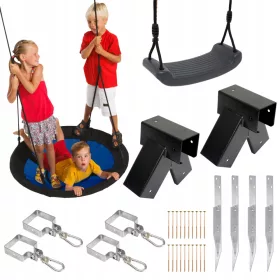 Montagesatz für eine Doppelschaukel, 100 Grad