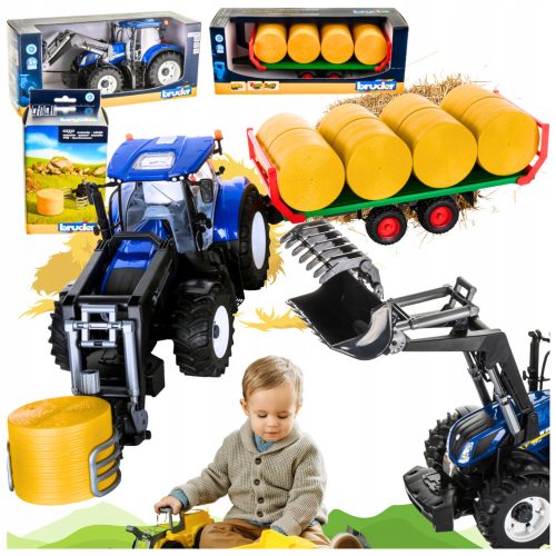  BRUDER New Holland T7.315 Traktor mit Lader 03121 + 2 weitere Produkte