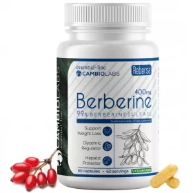   Berberin-Sulfat 400mg CambioLabs in Kapseln – Starke Unterstützung für Ihren Stoffwechsel