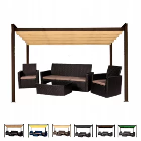  Markise 245 x 550 cm Stoff