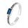  Silberner verstellbarer Ring Vintage 925 Silber