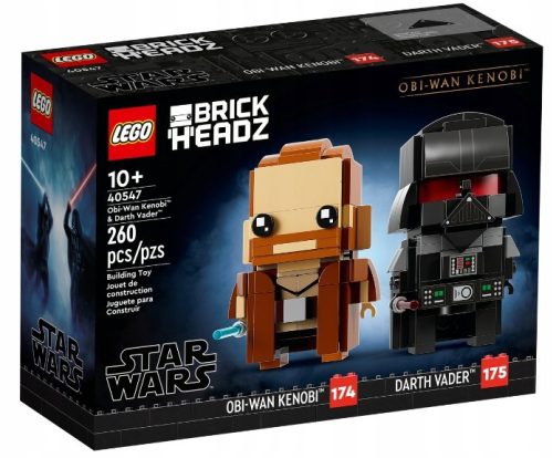  LEGO BrickHeadz 40547 Obi-Wan Kenobi und Darth Vader