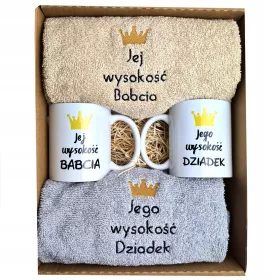    Geschenkset Tassen + Handtücher für Paare, GESCHENK zum Hochzeitstag