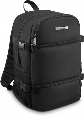  Zagatto Reisetasche, Reiserucksack für Flugzeug, leicht, schwarz, geräumig