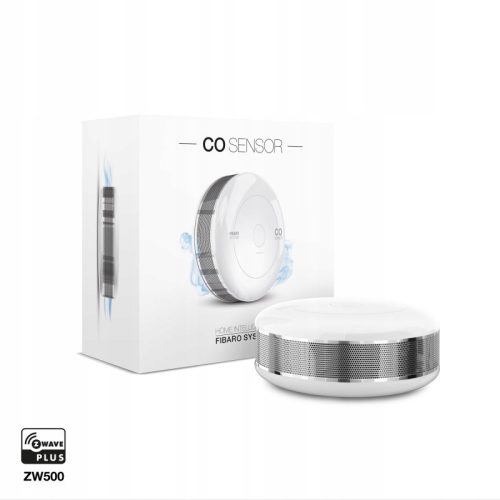 Sensoren für ein Smart Home FIBARO Z-Wave Rauch-, Smog- und Temperatursensor, akustischer Alarm