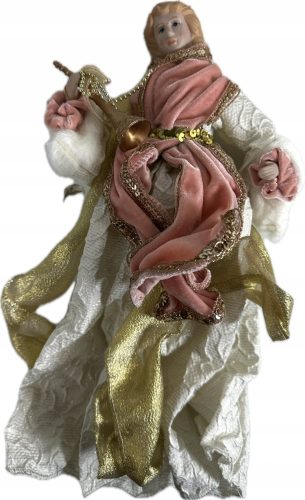  ENGEL AUF DER SPITZE DES WEIHNACHTSBAUMS WEIHNACHTEN WEIHNACHTEN - WEISS - 45 CM HOCH