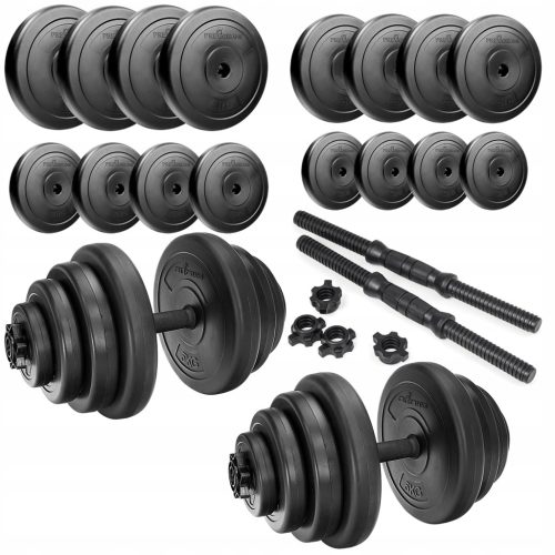 Verstellbare Bitumenhanteln Pretorians 2x 20 kg