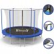 Fitness Star Trampolin mit Netz, 183 cm, Blau und Schwarz