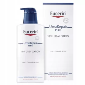   Eucerin UreaRepair PLUS Körperemulsion mit 10% Urea für sehr trockene und raue Haut, 400 ml