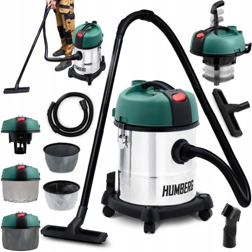 Humberg HM-400 1200 W Industriestaubsauger + 2 weitere Produkte