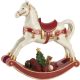 Koń na biegunach Villeroy&Boch 35-9391-0004 biało-czerwony 32,5x33 cm