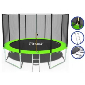 Trampolin mit Netz Fitness Star 374 cm FT 12 (365-374 cm)