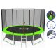 Trampolin mit Netz Fitness Star 374 cm FT 12 (365-374 cm)