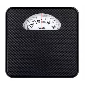    Traditionelle mechanische Personenwaage Vesta EBS05B bis 136 kg Schwarz