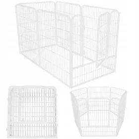  Springos Metallkäfig, großer Hund, 94 x 184 x 100 cm