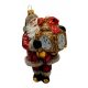  Verzierte Kugel, Weihnachtsmann-Kugeln 17 cm 1 Stk.