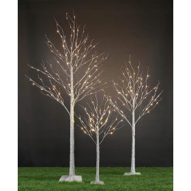  MEGA LED BIRKE 150cm, Kaltweiß, LICHTER