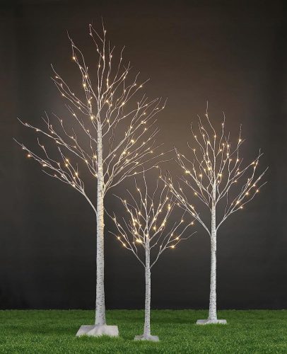  MEGA LED BIRKE 150cm, Kaltweiß, LICHTER