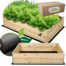  Mini-Gewächshaus 80 cm x 120 cm aus Holz