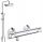 Wandmontierter Omnires UNI Chrom + Grohe GROHTHERM 500 Chrom-Duscharmatur