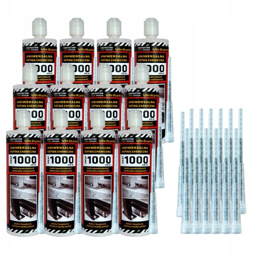 Chemische Anker mit Zubehör CCH 12xCCHPESF410-ZST