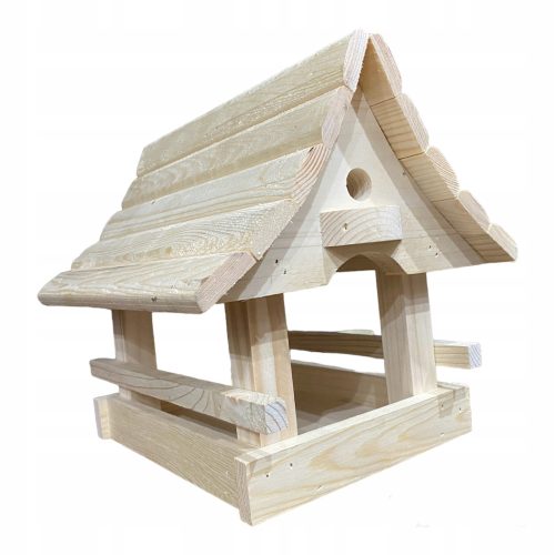 Boxen (Häuser) und Vogelhäuschen Großes Highlander-Vogelhäuschen aus Holz, gebrannt, polnische Produktion