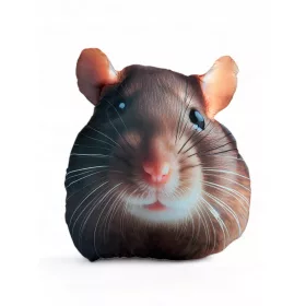 3D-KISSEN mit RATTE, TIER, dekorativem Schlaftier
