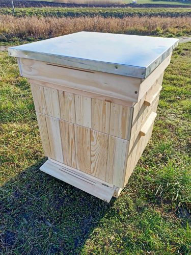Bienenstöcke und Zubehör Ul Wielkopolski, Holz, 10 Rahmen, Boden, Körper, 1/2 Pwałaka, Baldachin