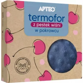  APTEO Kirschkern-Wärmflasche, blau, 1 Stück