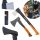 Spaltäxte, Zimmermannsäxte Fiskars Axt 60 cm 1,61 kg + Bradas Axt 39 cm 1 kg