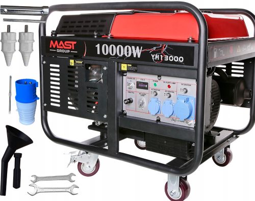 Tragbarer einphasiger Metcor 11000 W Benzingenerator