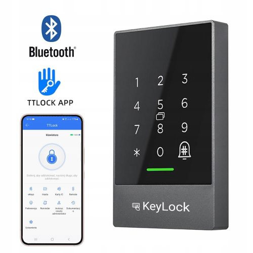 Tür- und Torsteuerungen VERSCHLÜSSELCODE, TASTATUR-PIN, BLUETOOTH-KARTENANWENDUNG, TTLOCK-CODE