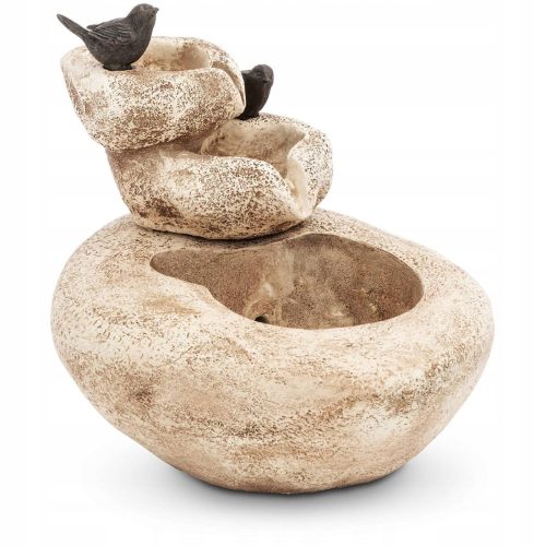  GARTENBRUNNEN KASKADE 3 EBENEN SCHÜSSEL EFFIZIENTE WASSERPUMPE 8W 120 l/h