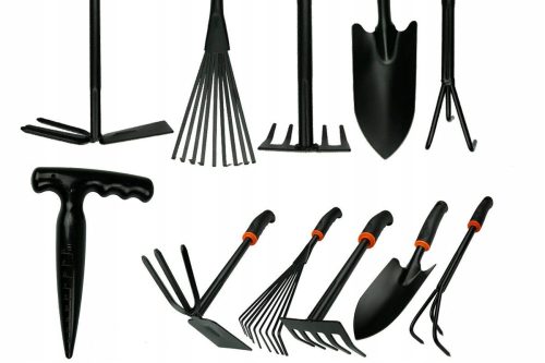 SET MIT 6 GARTENWERKZEUGEN GÄRTNER-SET