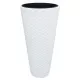  Prosperplast Blumentopf 40 cm x 40 x 78 cm Durchmesser 40 cm Kunststoff weiß