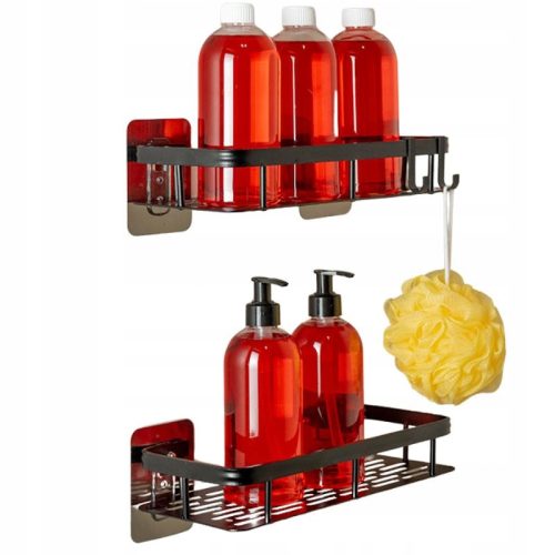Badezimmerregale HÄNGENDES BADEZIMMERREGAL UNTER DER DUSCHE 2 STÜCK LOFT